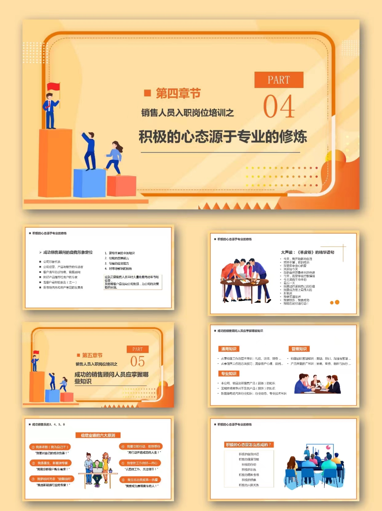图片[7]-编号1354  销售人员入职岗位培训PPT模板-幼小初高学社
