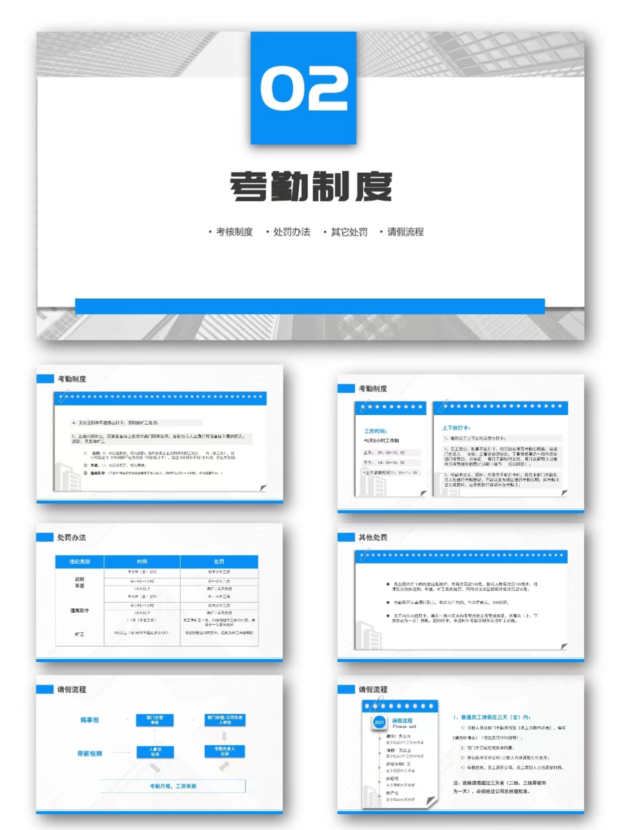 图片[5]-编号1277  人事制度及工作流程PPT模板-幼小初高学社