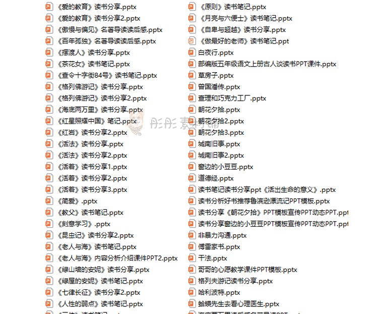 图片[3]-1180套教师读书分享ppt成品名著好书籍推荐学生读后感分享阅读课件模板-幼小初高学社