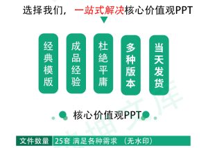 30套2024中小学生学习社会主义核心价值观PPT模版主题班会课件成品PPT-幼小初高学社